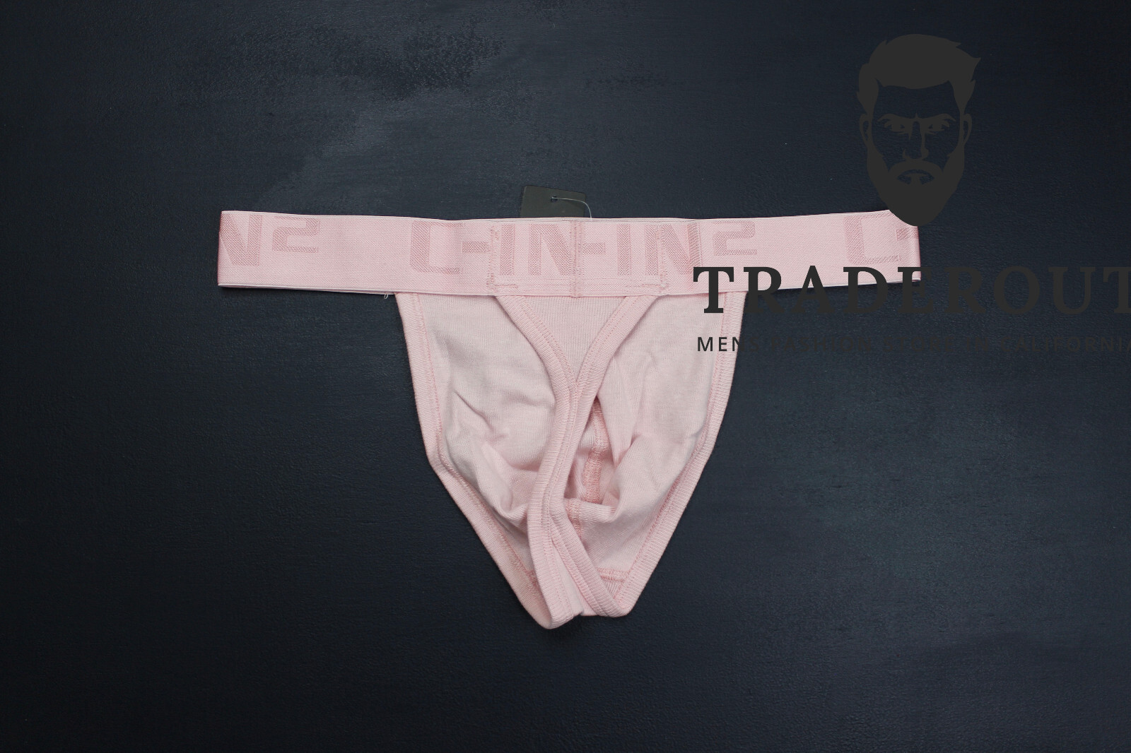 C-IN2 men pink core cotton classic Thong G-string underwear size M L