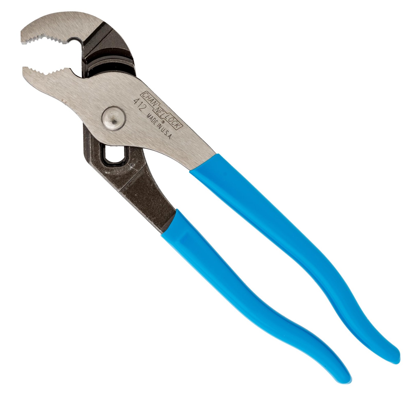 CHANNELLOCK 412 6.5-inch V-Jaw Tongue & Groove Pliers, 6.5 inch, Polished  USA