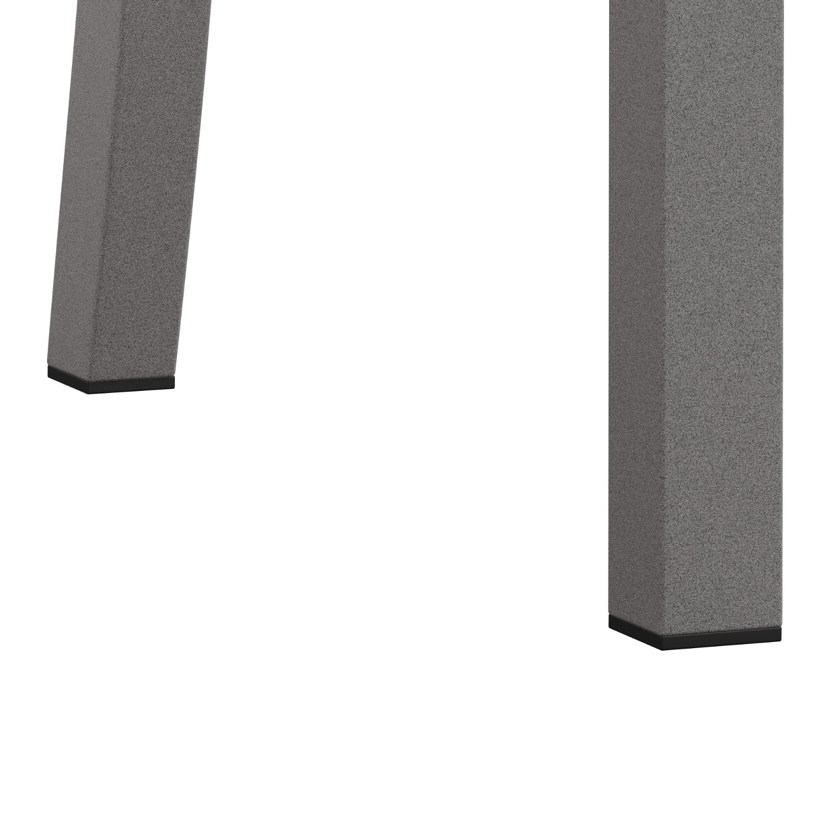 Retro rectangular stretched metal dining table and chairs, combination set Grey