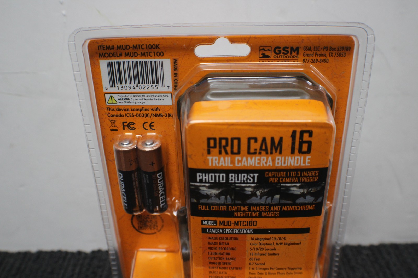 Muddy Pro Cam 16 (MUD-MTC100) 16MP Trail Camera Bundle **NEW**