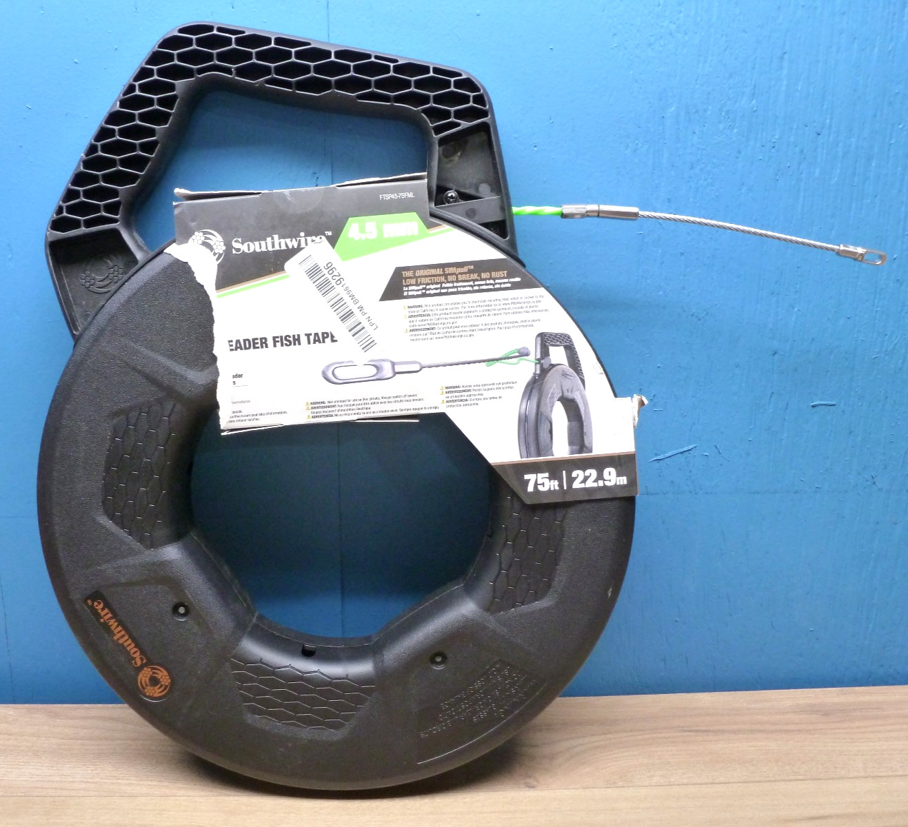 Southwire SIMpull Flexible Leader Fish Tape 75 Feet FTSP45-75FML NEW