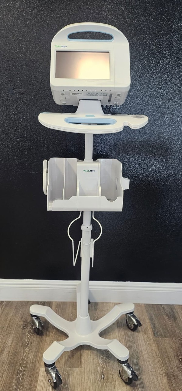 Welch Allyn 6000 Series Vital Signs Monitor with Accessories NIBP, Cuff, SpO2, S
