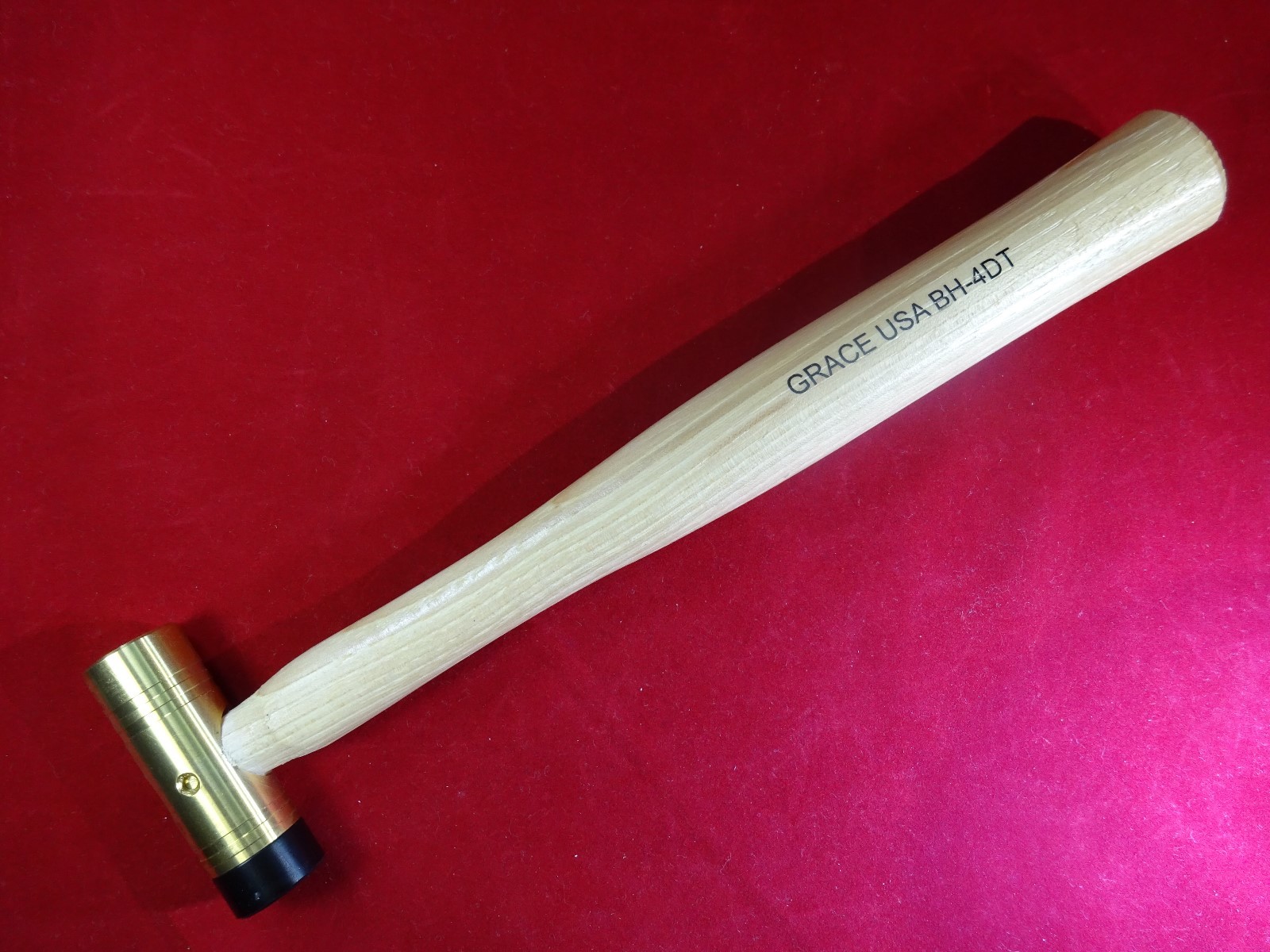 Grace USA  BH-4DT  4oz Brass Hammer Delrin Tip Gunsmith Gun Care Machinist Nylon