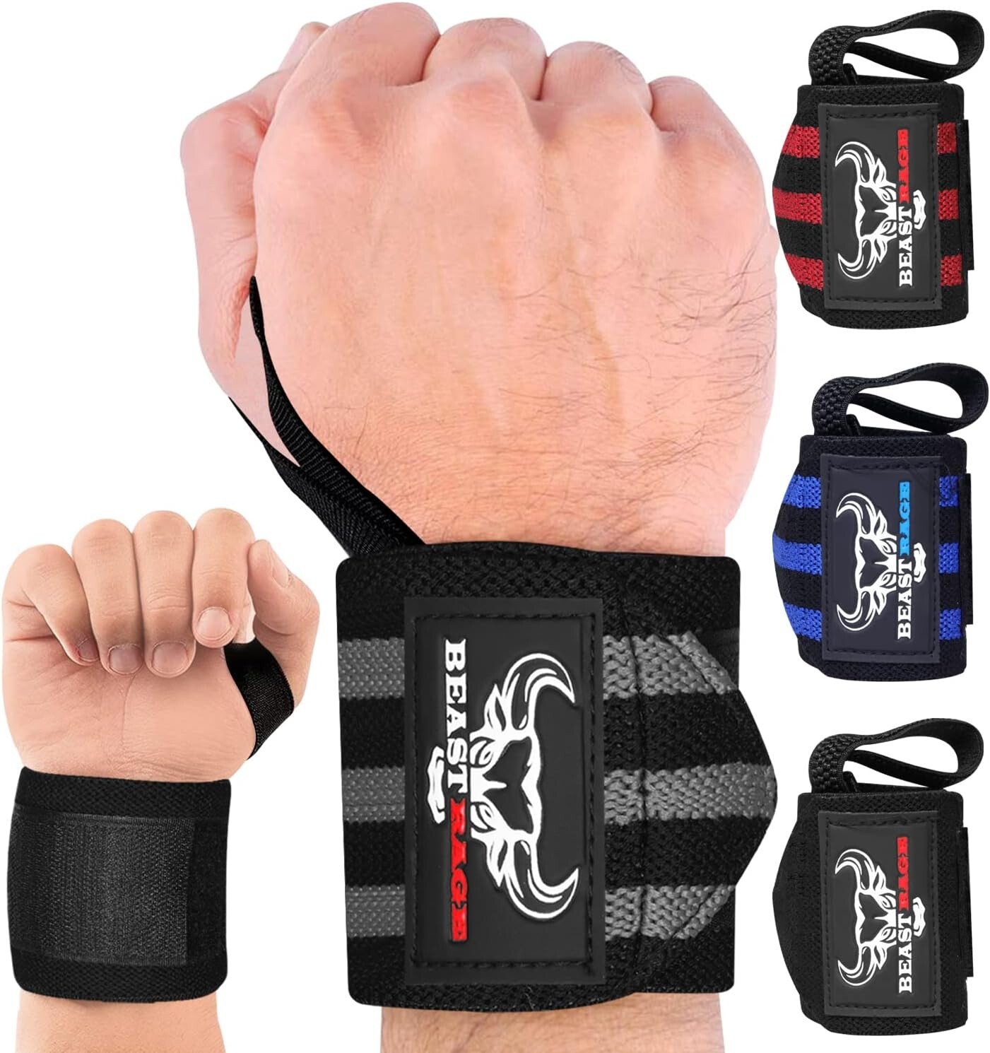 BEAST RAGE Wrist Wraps Training Fitness