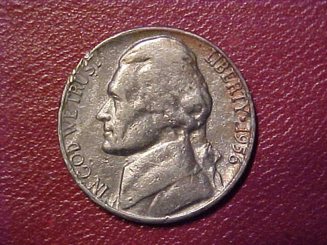 1956-D Nickel -Improper Plating-Copper Exposed Planchet - Nice ꓤOꓤꓤƎ ! - d720dth