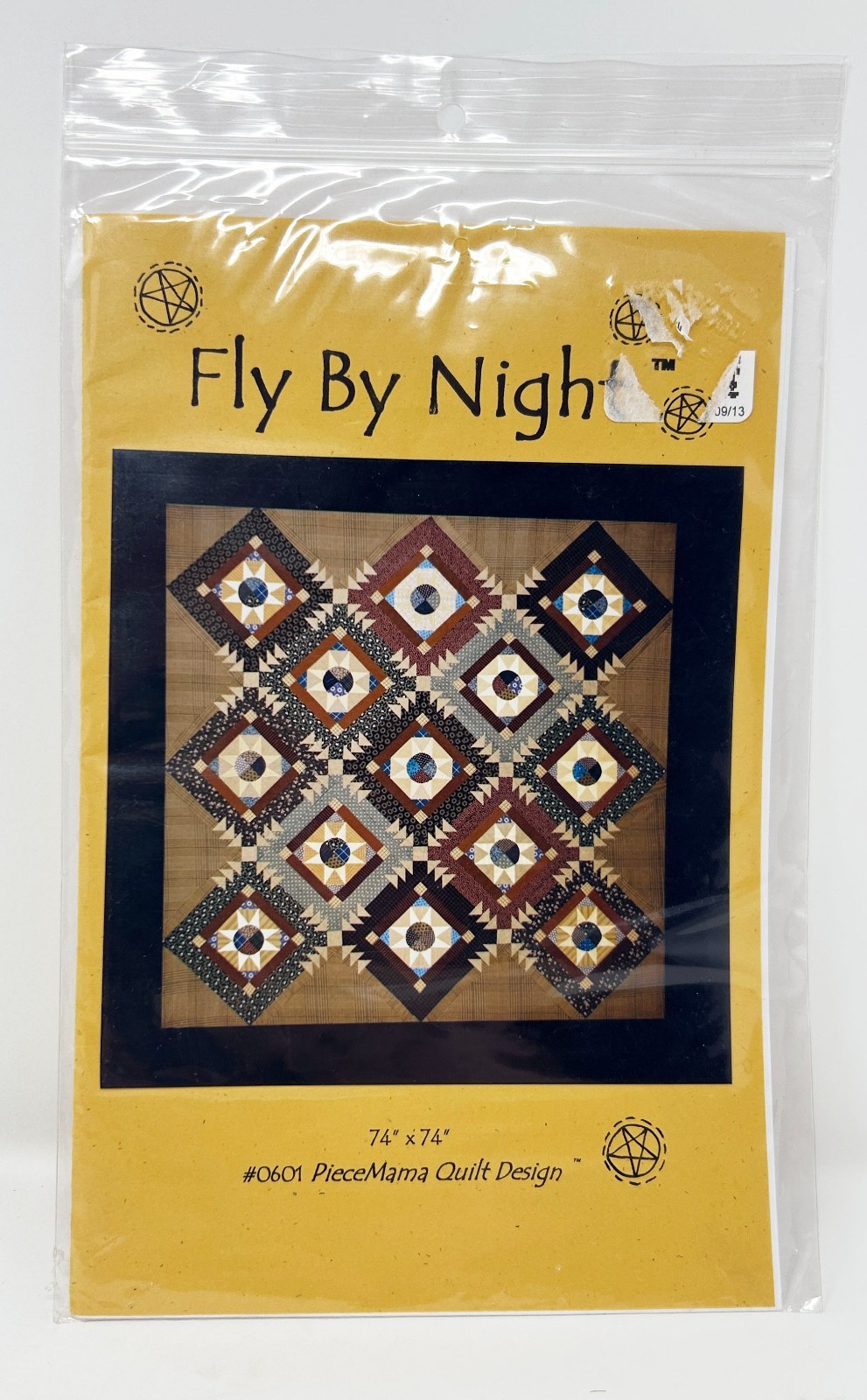 Piece Mama Quilt Design Fly by Night Pattern 74x74" #0601 New Uncut