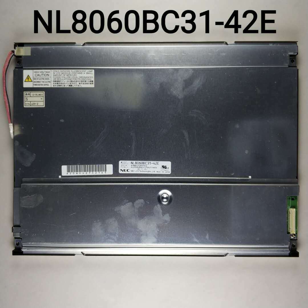 NL8060BC31-42 12.1 Inch 800*600 Industrial LCD Display Screen For NEC Repair