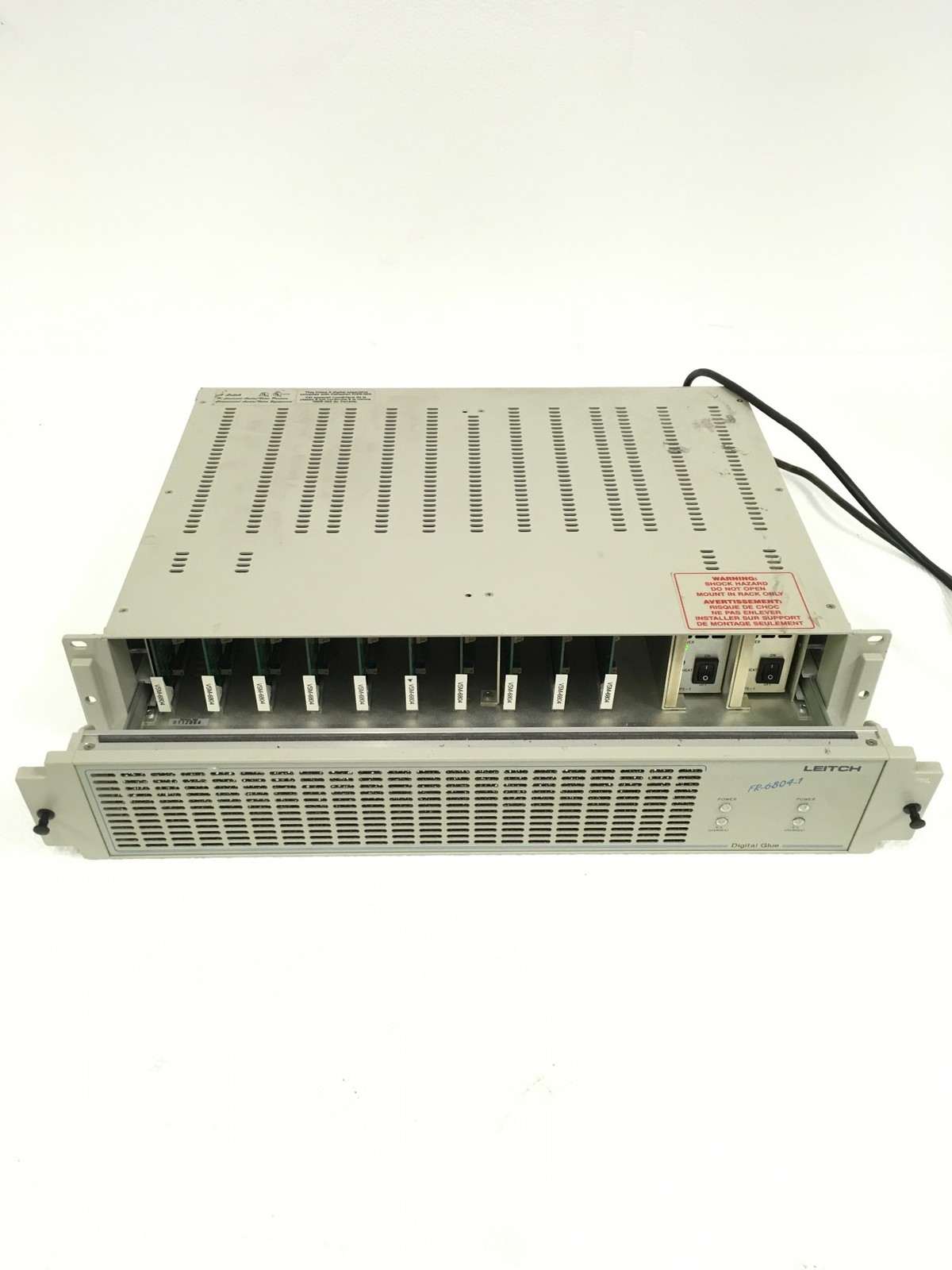 Leitch FR-6804-1 Digital Glue Amplifier w/10x VSM-6804 Cards ,2x Power Supply