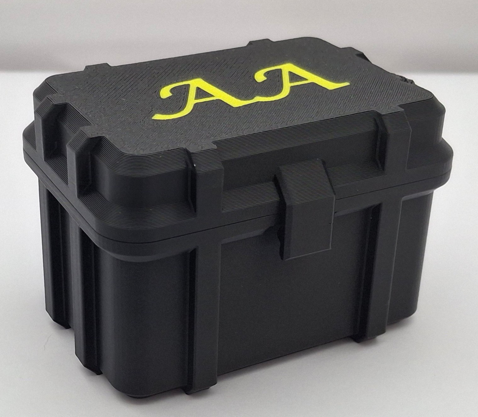 AA/AAA Battery Storage Case Organizer Box | Compact Holder | 3D Printed