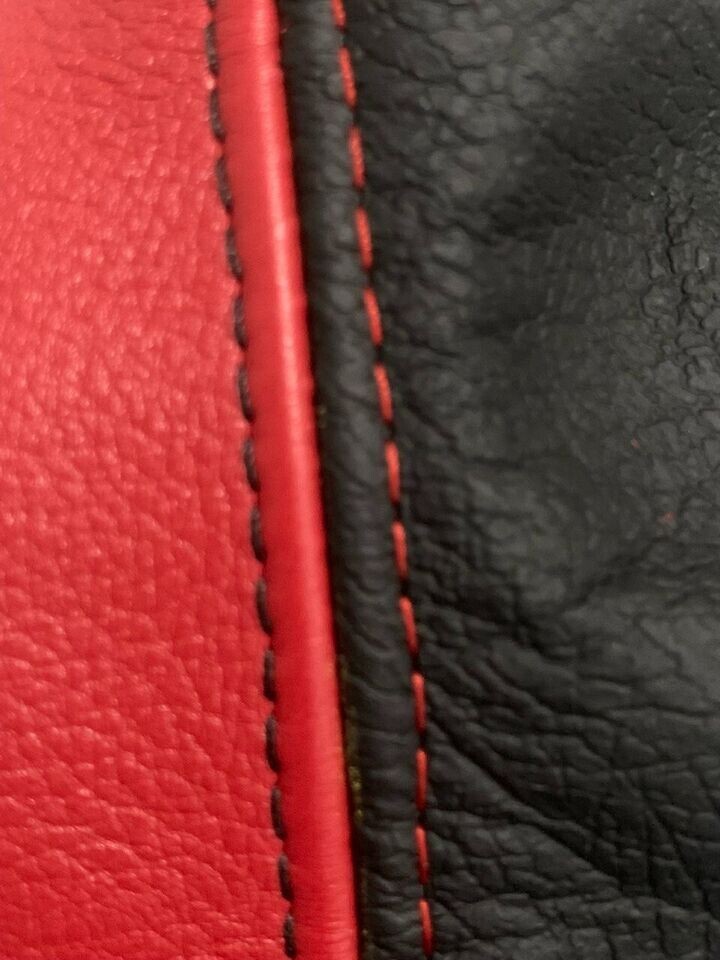 For Hummer H3 2006-2010 New Red & Black Genuine Leather Shift Boot Cover