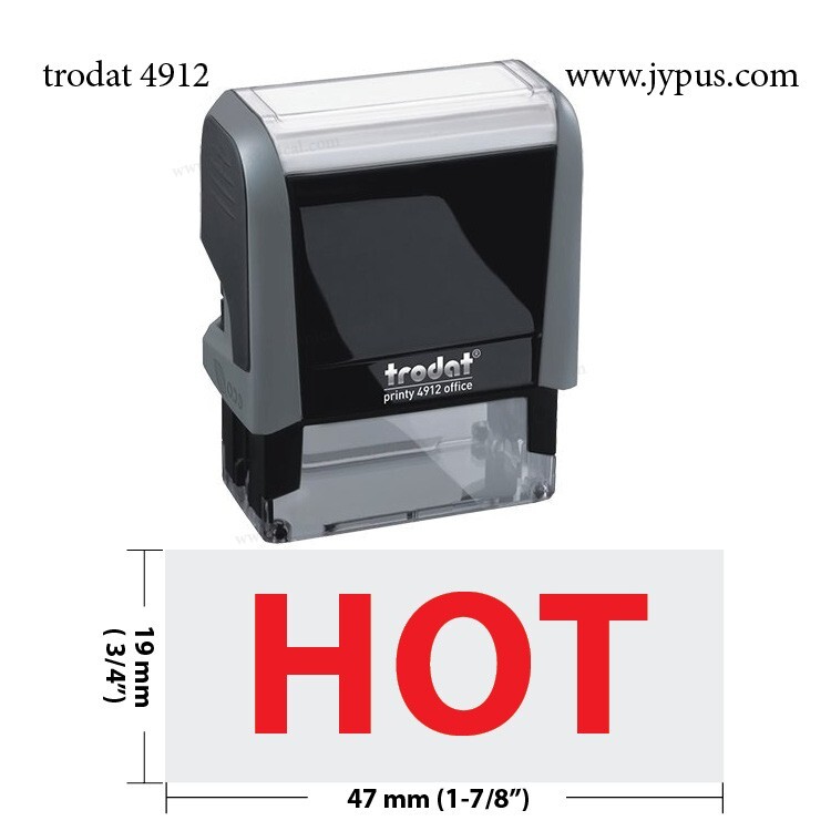 HOT- 4912 Self Inking Stamp-Red Ink