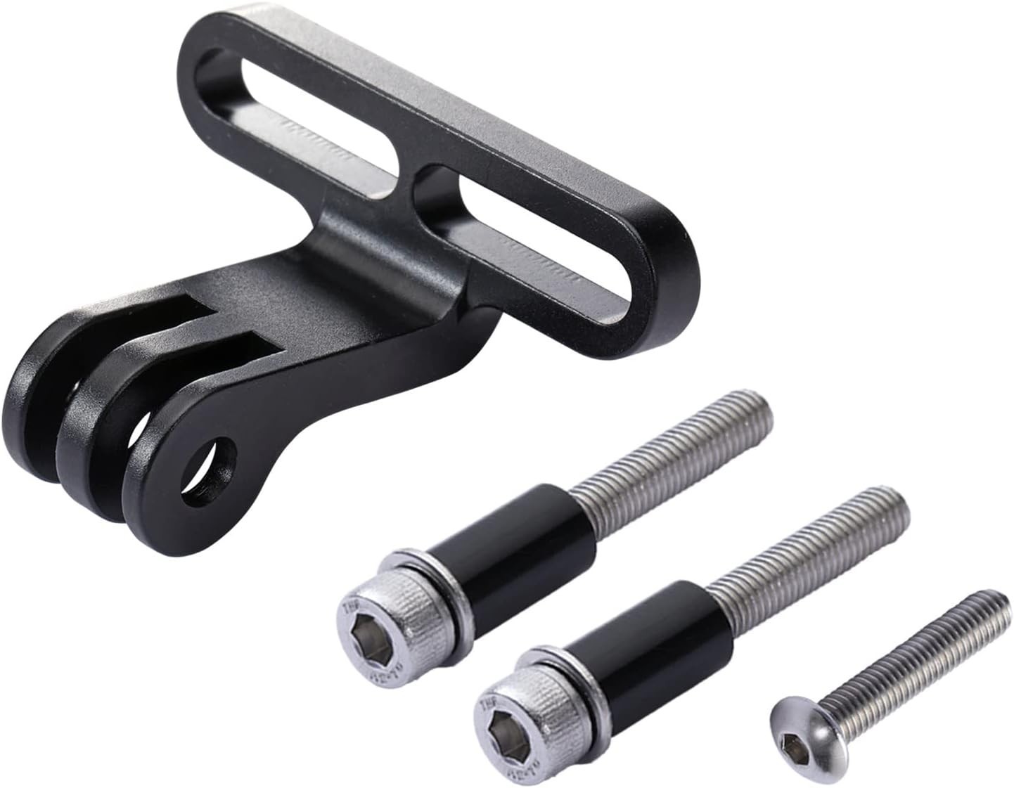 Bicycle Handlebar Stem Mount for GoPro, Garmin, Flashlight - Full With Beam