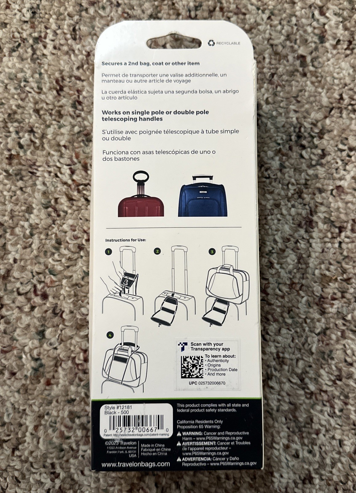 Travelon Bag Bungee