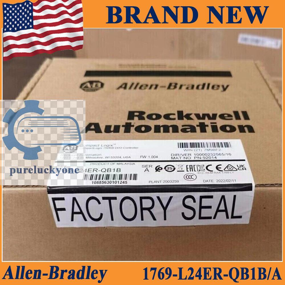 New Factory Sealed AB 1769-L24ER-QB1B CompactLogix Controller 1769-L24ER-QB1B/A