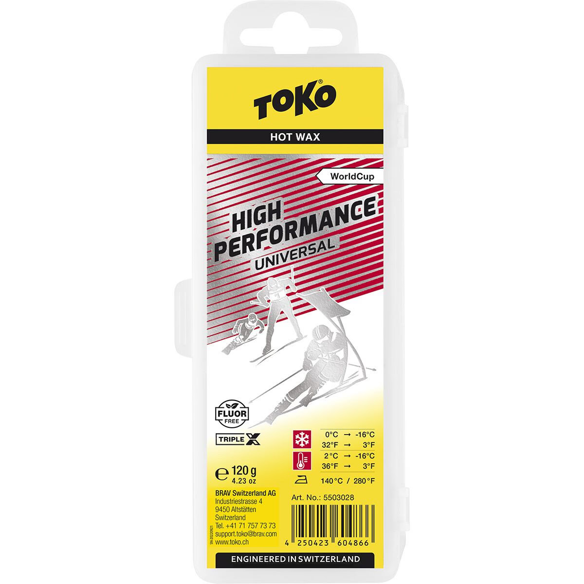 Toko World Cup High Performance Universal Wax Clear, 40g
