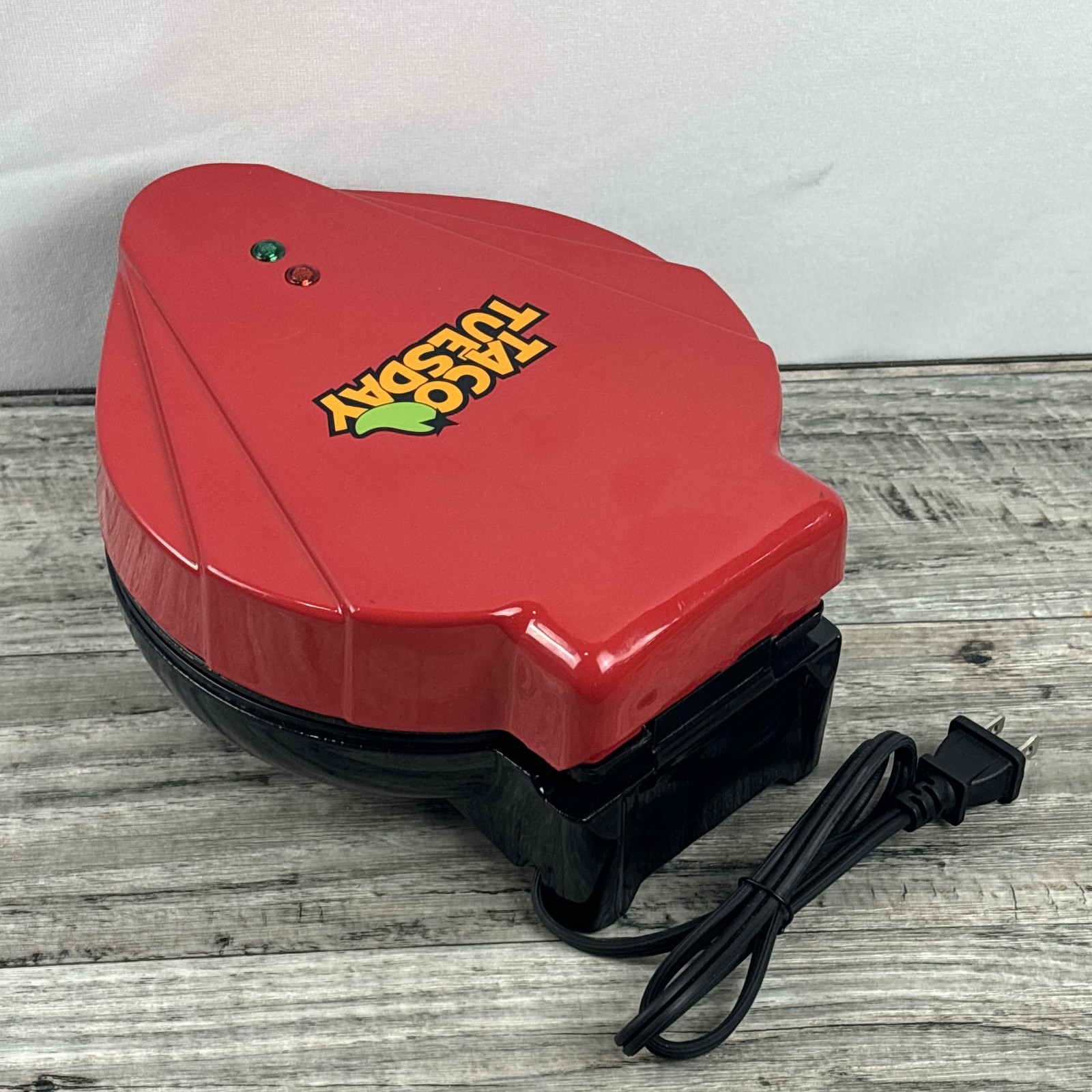 Taco Tuesday Tortilla Shell Maker – Red (Model TTTB1RD)