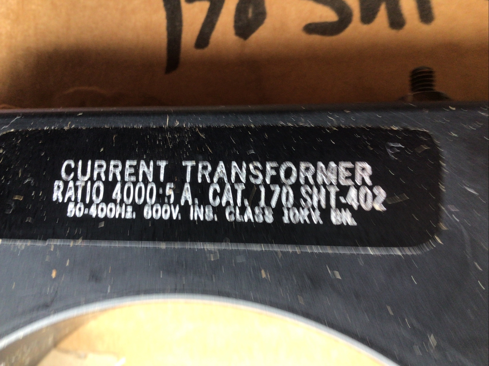 Eicher Richards Current Transformer 170 SHT-402