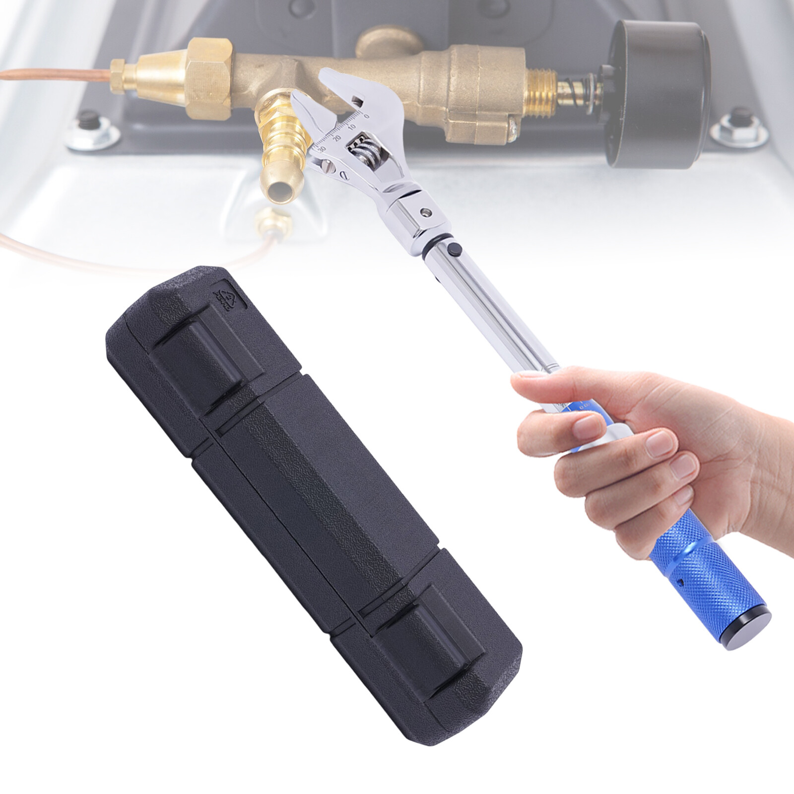 Torque Wrench Adjustable Open End Torque 5-25nm Clicking Wrench Interchangeable