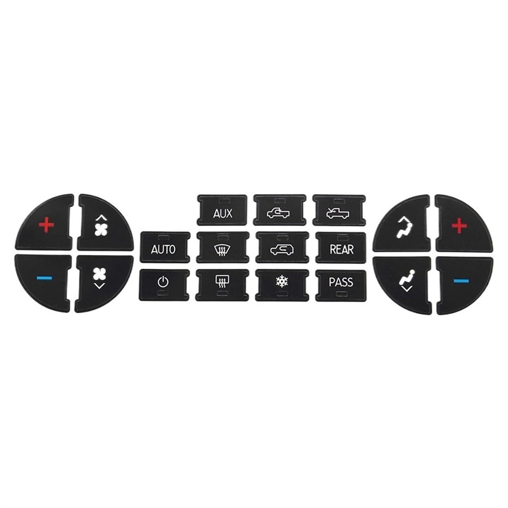 For 2007-2014 Chevrolet Silverado A/C Climate Control Dash Button Repair Decal