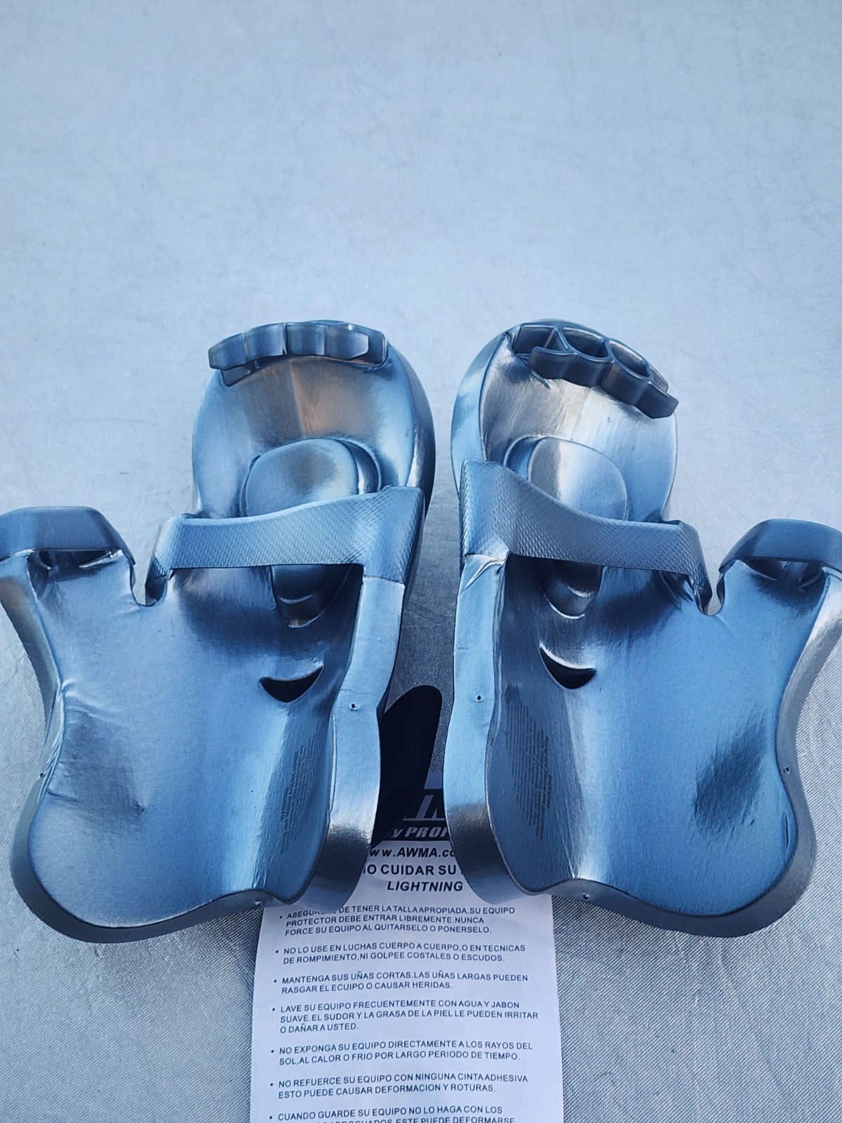 ProForce Lightning Karate Sparring Gloves Kids CH-M Silver