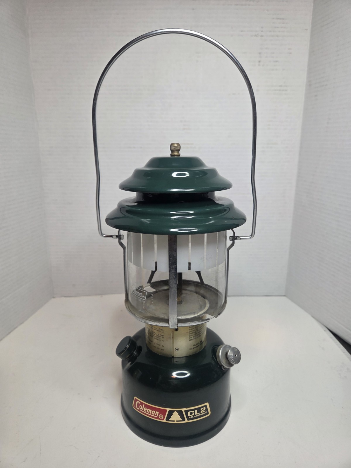 Vintage Coleman 288 CL2 Adjustable Two Mantle Gas Lantern 2/85