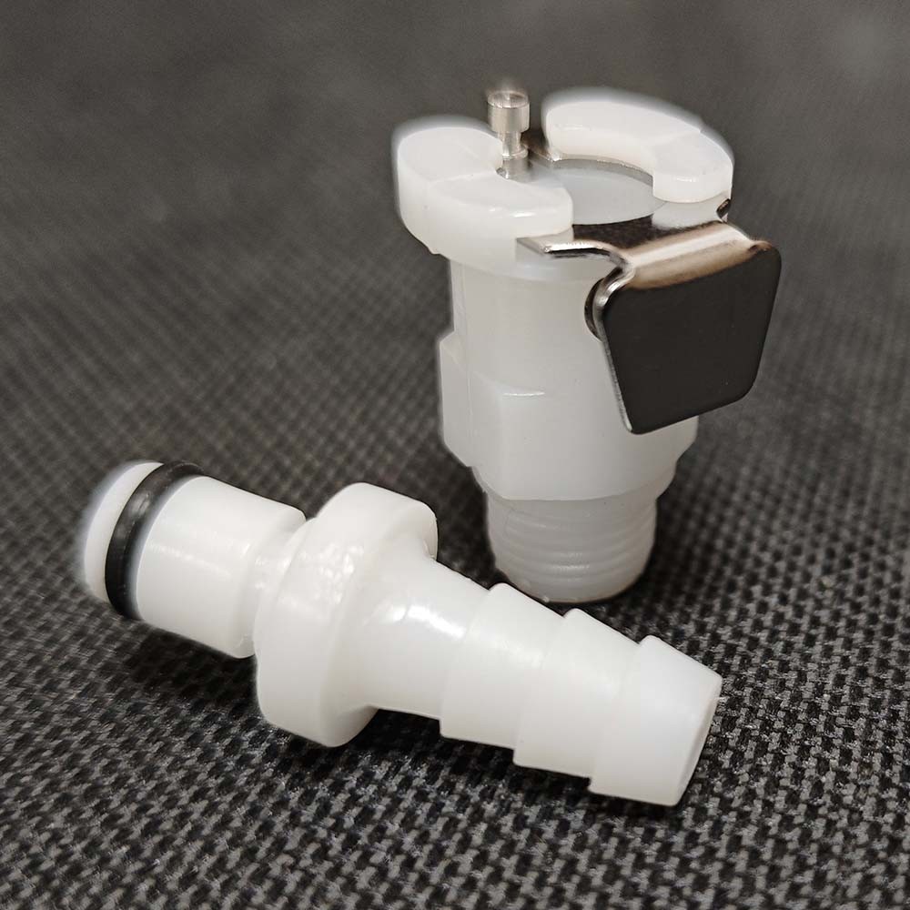 Fitting SET Quick-Disconnect 1/4 Inch Barbed Male to 1/8 Inch NPT Female Male US