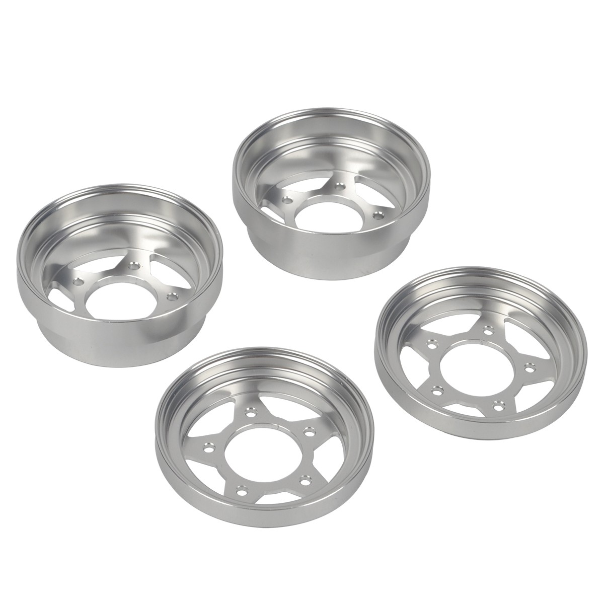 Aluminum Wheel Rim Cover Plate for Tamiya Grasshopper Hornet Sand Scorcher Frog