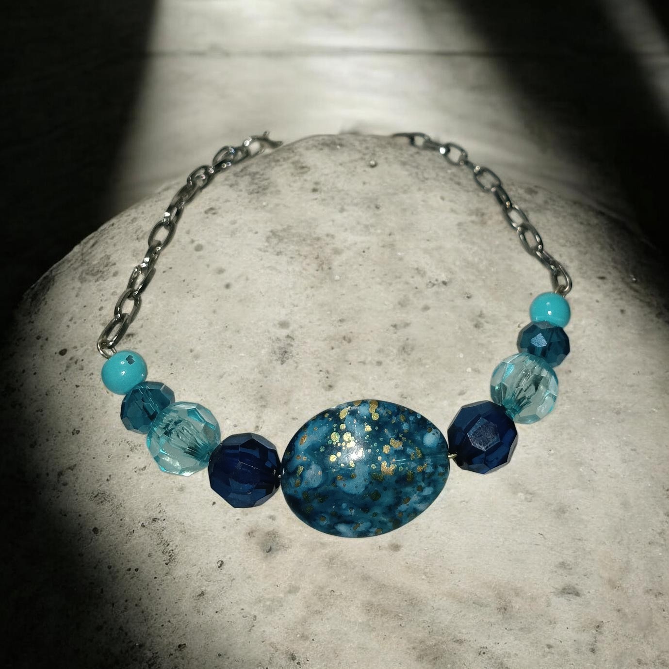 26146 Handmade Blue Bracelet For Women