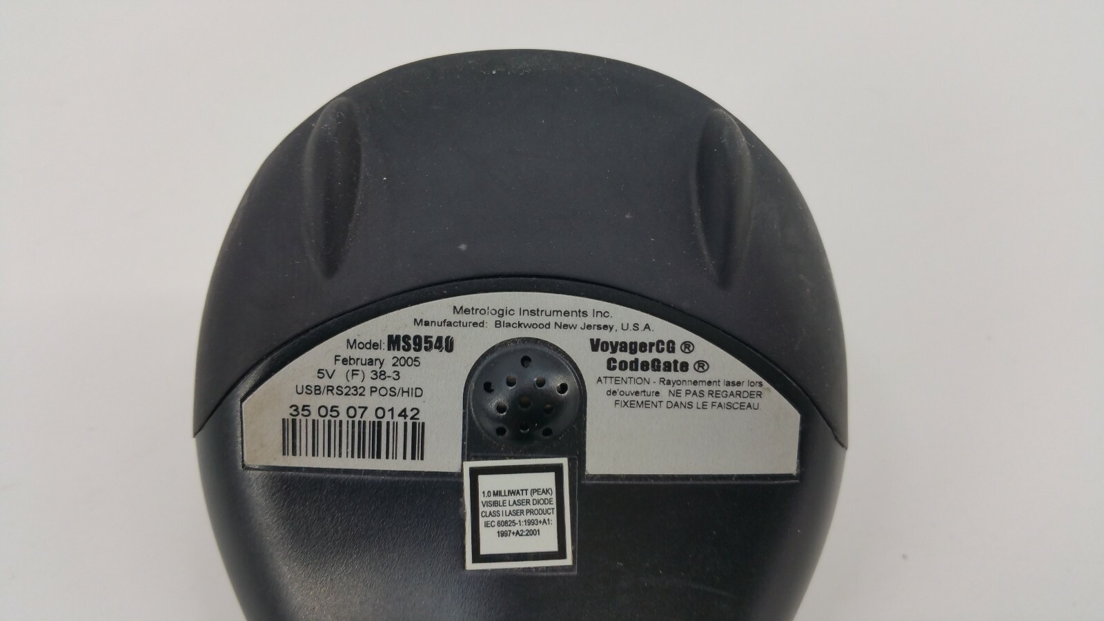 Metrologic MS9540 USB Barcode Scanner w/USB Cable Voyager Laser Reader WORKS!