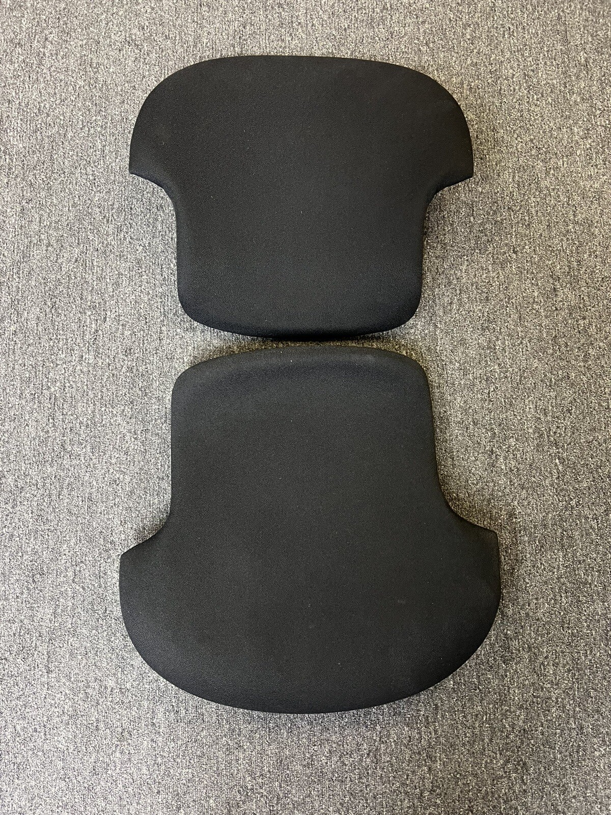 Herman Miller EQUA 2 Chair BACK and BOTTOM Seat Cushions pad - Black Fabric
