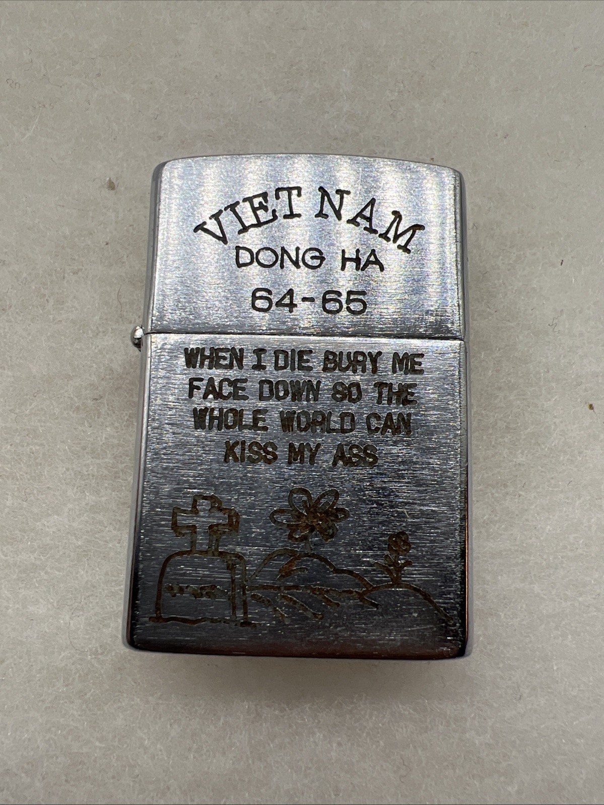 Vietnam War US Souvenir Etched Lighter Reproduction (GG169