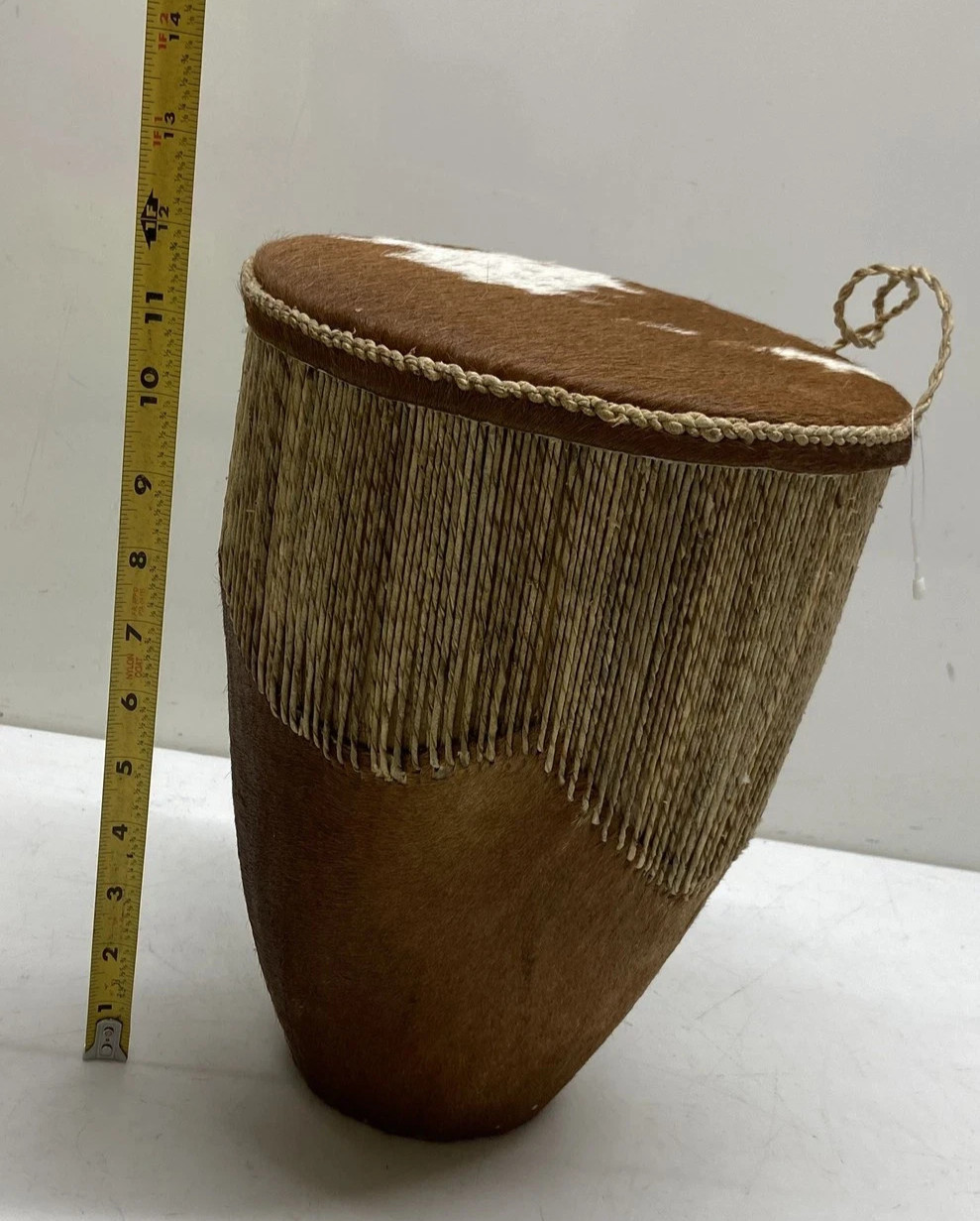Animal hide drum
