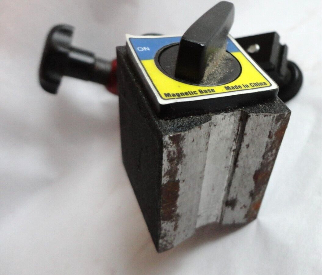 Magnetic Base Adjustable Metal Test Indicator Holder Digital Level 7-3/4"