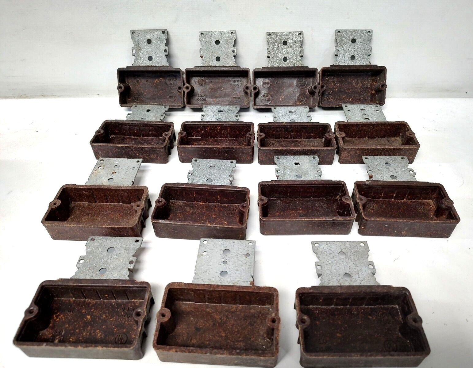 Lot of 15 Sylvania Electrical Work Boxes Non-Metallic Shallow New Work 5 CU Inch