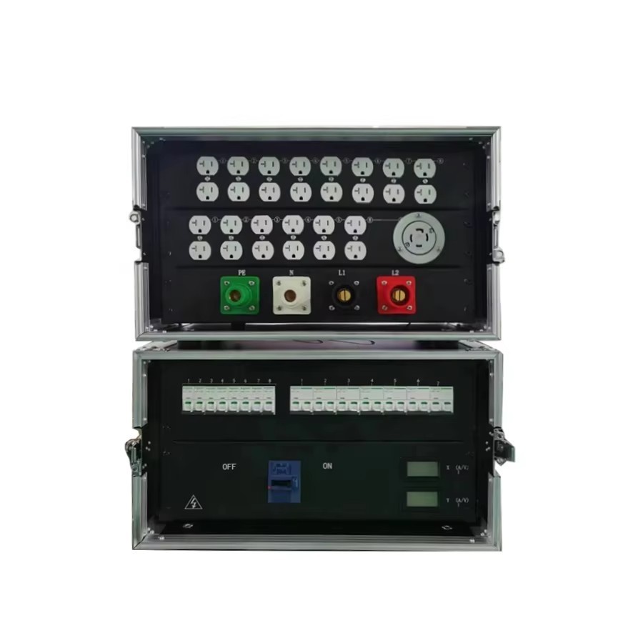 Single Phase Camlock Input 110V 120v 220v Outlet US Power Distro Box