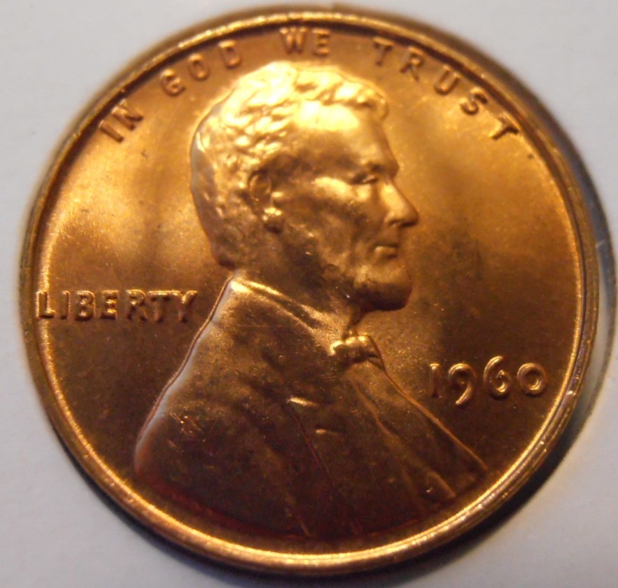 1960  Lincoln Cent,  SMALL DATE, FREE SHIPPING