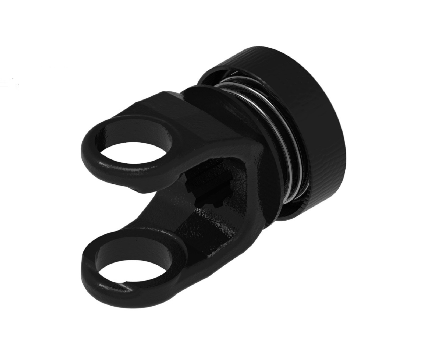 Weasler 1" Bore x 10 Spline Spring Lock Lawn & Garden Yoke 6N Series 105-0610