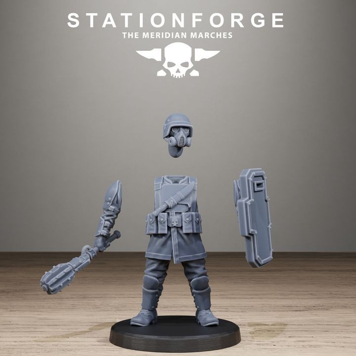 32mm Meridian Starter Pack x10 Station Forge High Quality Miniatures
