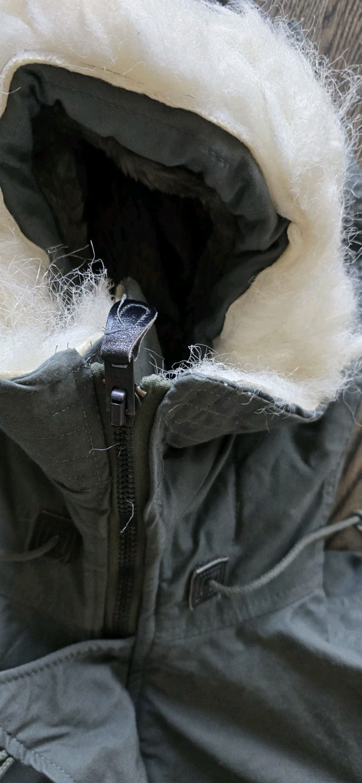 Extreme Cold Weather Type N-3B Parka USGI MEDIUM. NEVER WORN!