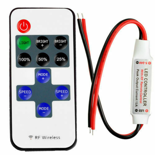 DC12V Dimmer Controller RF Wireless Remote Switch Controller for LED Strip Light