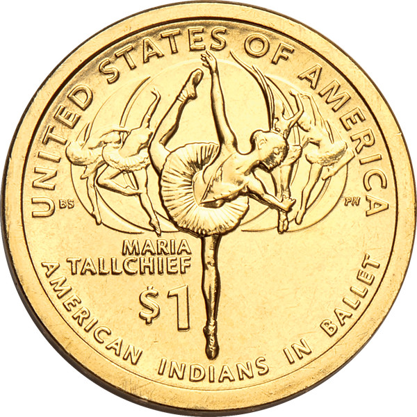 USA - 2023P - Sacagawea 1$ - American Indians in ballet- Rare & Uncirculated