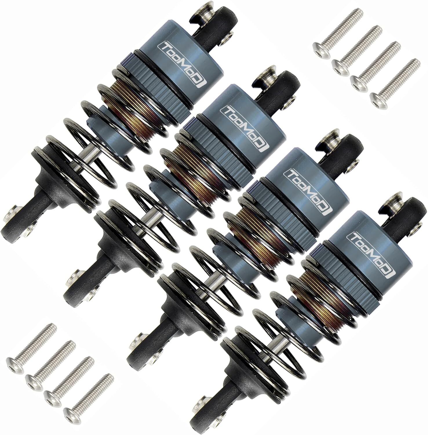 50MM 1/10 RC Oil filled Shock Absorbers kit for Tamiya TT02 M02 M03 M06 Upgrade