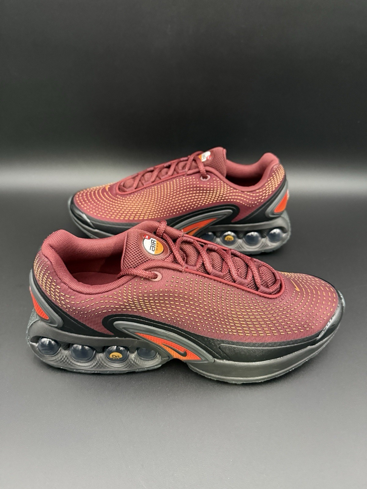 Nike Air Max DN Dark Team Red Black Gold DV3337-600 Men's Sneakers Sizes NEW