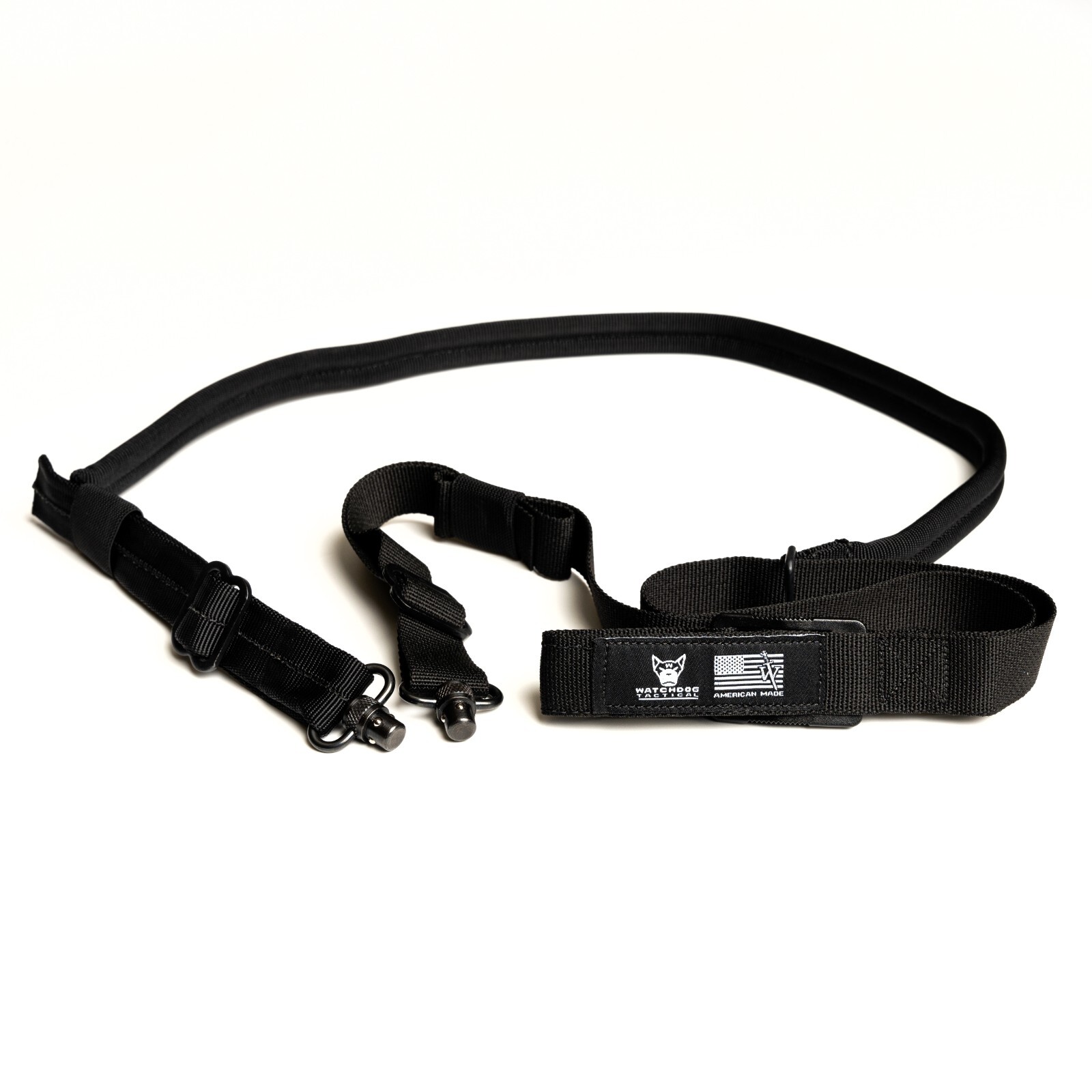 Watchdog Minimalist Padded Nylon Gun Sling w/ QD swivel hooks - FDE