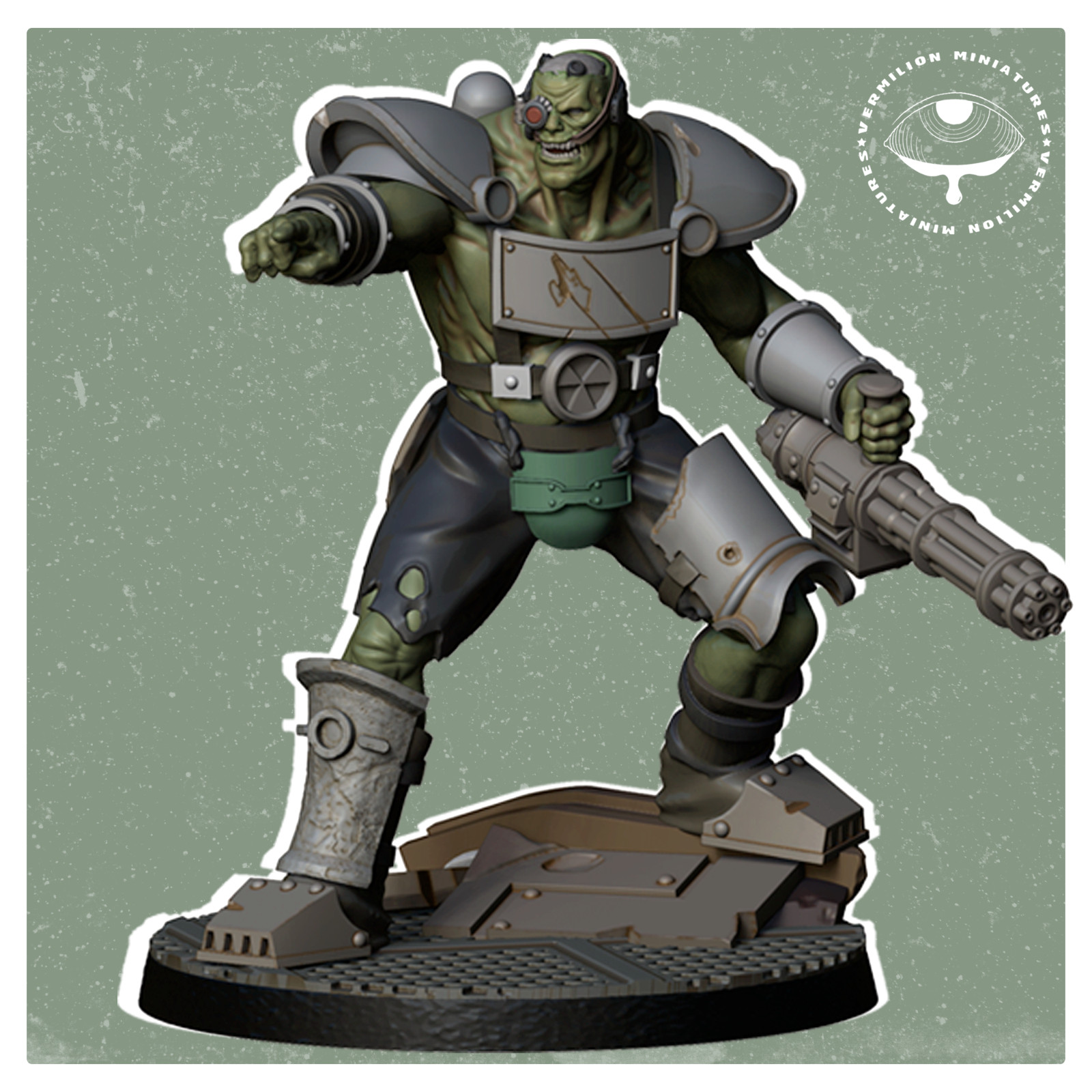 Full Set | Atomic Unity | Vermillion |Wargaming 3D Print Mini