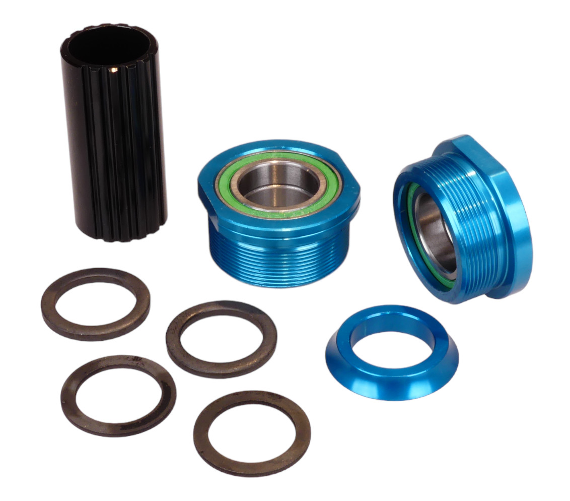 Theory Euro (BSA) sealed bearing Bottom Bracket for 22mm crank spindle BRIGHT