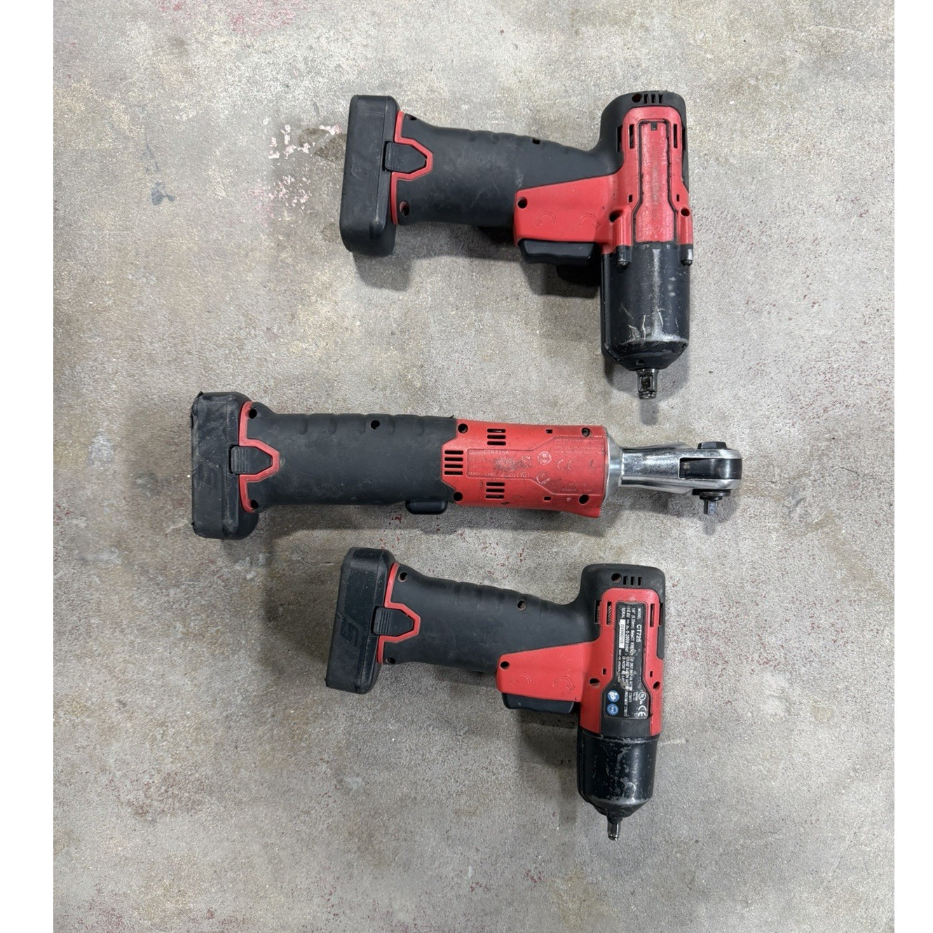 Snap-on CTR725A CTR725 CTR726 14.4V Impact Driver & Ratchet Set Red/Black