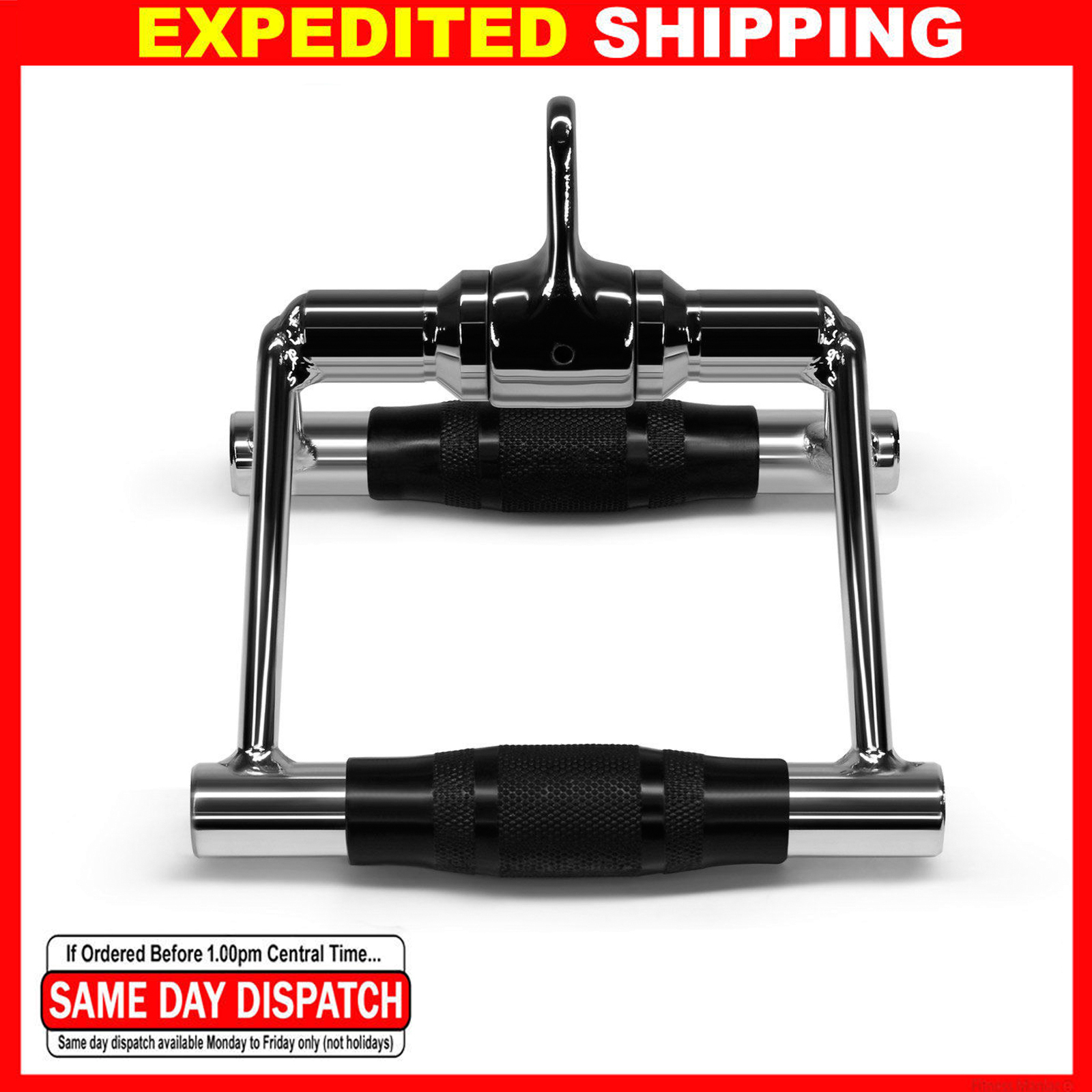 Home Gym Cable Attachment Exercise Machine Tricep Row V Pull Bar D Handle Rotate