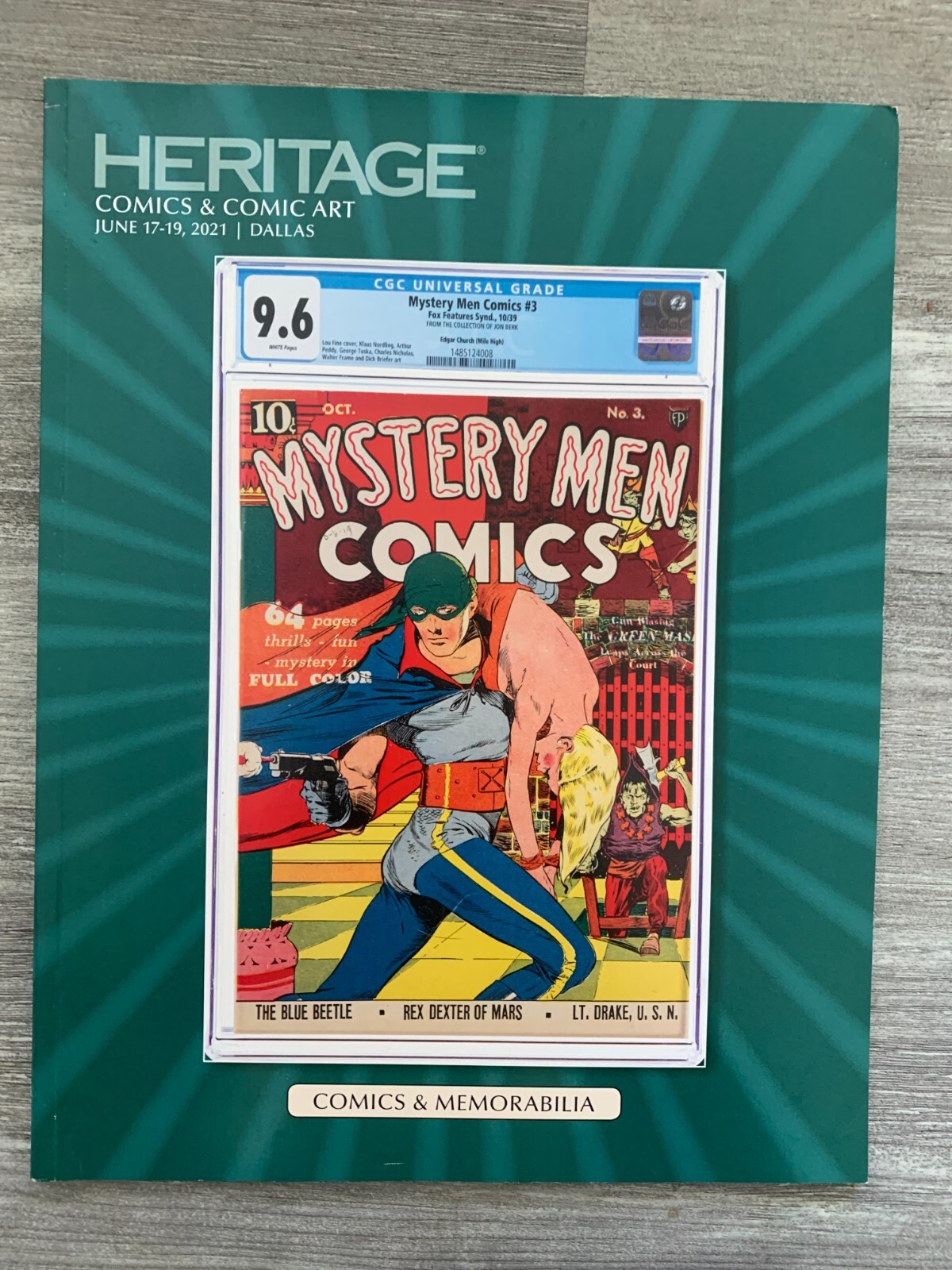 2021 June 17-19 HERITAGE Comics & Memorabilia 120pg Auction Catalog FN 6.0