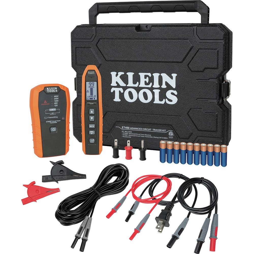 Klein Tools ET450 Advanced Electrical Circuit Breaker Finder & Wire Tracer New